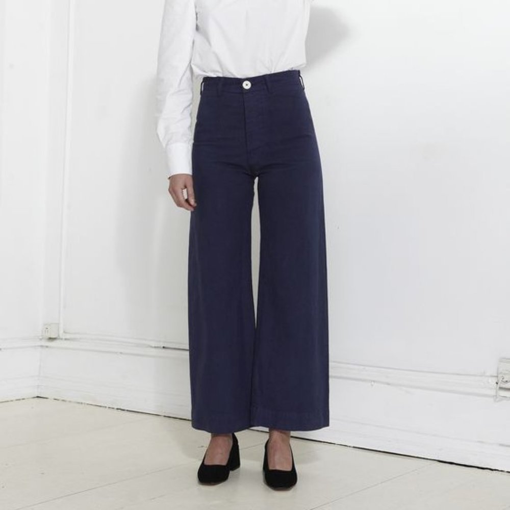 SOLD----- Jesse Kamm Sailor pants in Navy, 2